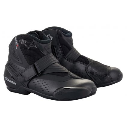 boty SMX-1 R VENTED 2022, ALPINESTARS (černá, perforovaná obšívka)