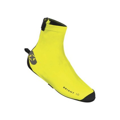 voděodolné návleky přes cyklo boty a tretry BRIGHT SHOES 1.0, OXFORD (žluté fluo) (Velikost S ( bot 37 až 38))