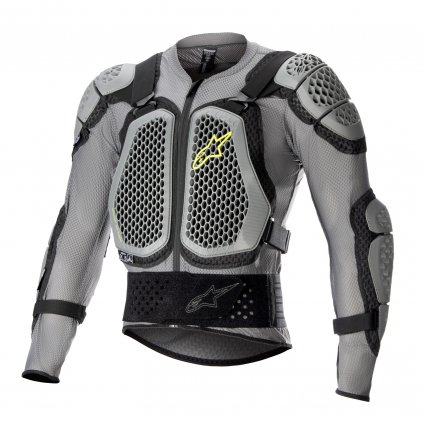 chránič těla BIONIC ACTION 2, ALPINESTARS (šedá/černá/žlutá fluo) 2025 (Velikost M)