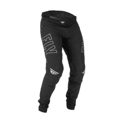 cyklo kalhoty RADIUM, FLY RACING - USA dětské (černá/bílá) (Velikost 18)