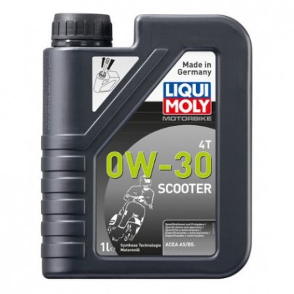 LIQUI MOLY MOTOROVÝ OLEJ MOTORBIKE 4T 0W-30 SCOOTER 1 l