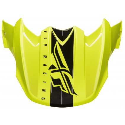 kšilt pro přilbu F2, FLY RACING - USA (Hi-Vis/žlutá)