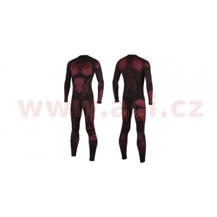 jednodílné spodní prádlo pod kombinézu RIDE TECH 1 PC UNDERSUIT SUMMER, ALPINESTARS (červené/černé)