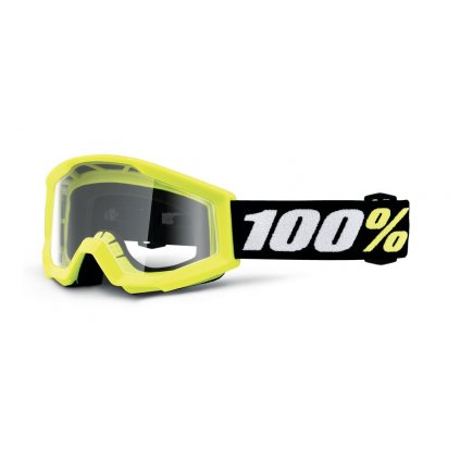 brýle Strata MINI Yellow, 100% dětské (žlutá, čiré plexi)