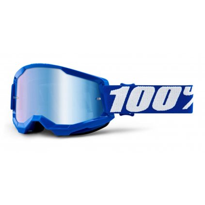 STRATA 2, 100% brýle modré, zrcadlové modré plexi