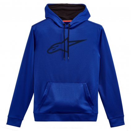 mikina INCEPTION ATHLETIC HOODIE, ALPINESTARS (modrá/černá)