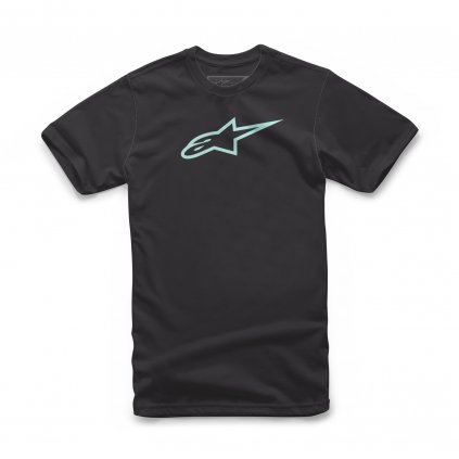 triko AGELESS CLASSIC TEE, ALPINESTARS (černá/mátová)