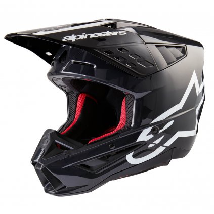 přilba S-M5 CORP, ALPINESTARS (tmavě šedá) 2026 (Velikost XL (obvod 61 - 62 cm))