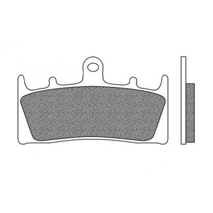 brzdové destičky, NEWFREN (směs ROAD TOURING SINTERED) 2 ks v balení