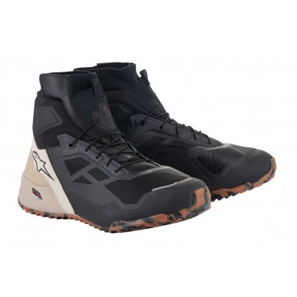 boty CR-1, ALPINESTARS (černá/světle hnědá) 2026 (Velikost 38)