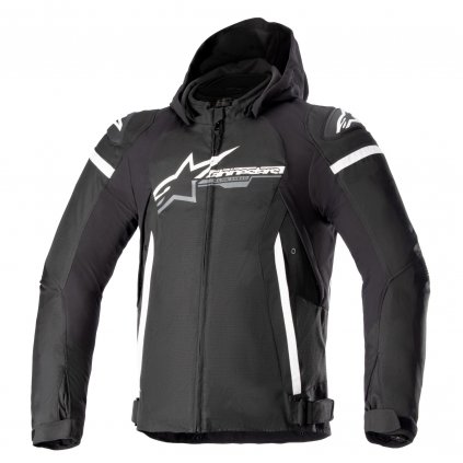 bunda ZACA WATERPROOF, ALPINESTARS (černá/bílá) 2024