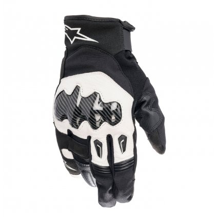 rukavice SMX-1 DRYSTAR, ALPINESTARS (černá/bílá) 2024