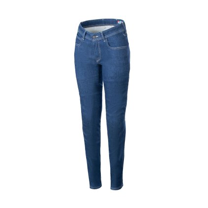 kalhoty DAISY 3 DENIM, ALPINESTARS, dámské (sepraná modrá) 2025 (Velikost 24)