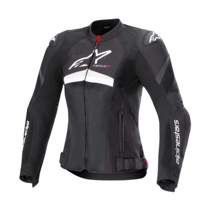 bunda STELLA T-GP PLUS R 4 AIRFLOW, ALPINESTARS, dámská (černá/bílá) 2025 (Velikost XS)