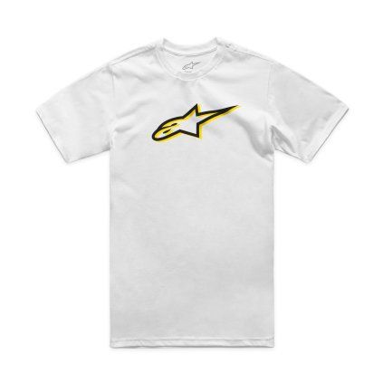 triko AGELESS SHADOW CSF, ALPINESTARS (bílá/černá) (Velikost 2XL)