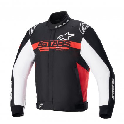 bunda MONZA SPORT, ALPINESTARS (černá/červená/bílá) 2024