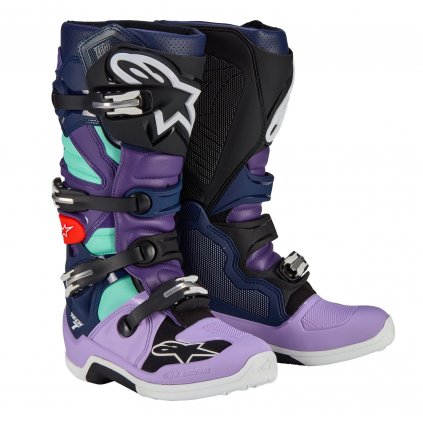boty TECH 7 limitovaná edice IMPERIAL, ALPINESTARS (modrá) 2024 (Velikost 44,5)