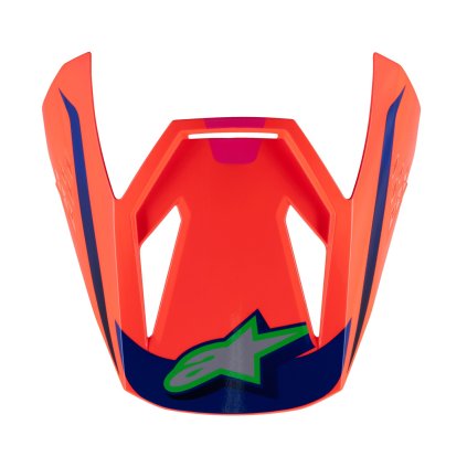 kšilt pro přilby S-M3 edice HAYDEN DEEGAN, ALPINESTARS, dětská (oranžová fluo/fialová/růžová/zelená)