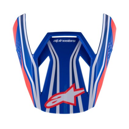 kšilt pro přilby S-M3 WURX, ALPINESTARS, dětská (černá/žlutá fluo/modrá/červená)