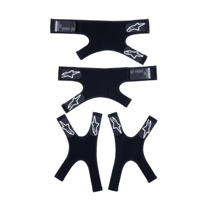 sada popruhů pro ortézy SUPERTECH RK-10, ALPINESTARS (levá a pravá) (Velikost S/M)