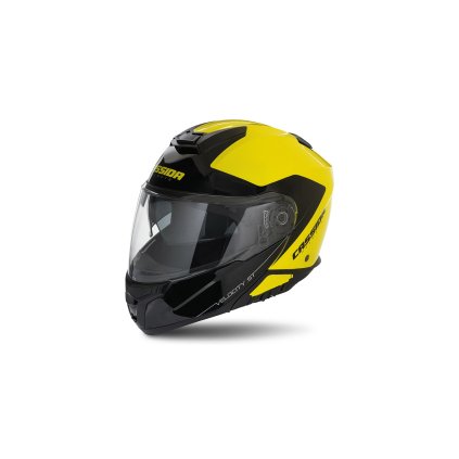 přilba Velocity ST 2.1, CASSIDA (žlutá fluo/černá, plexi s přípravou pro Pinlock) (Velikost S (55 až 56 cm))