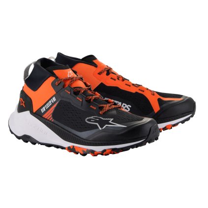 boty META XR 2, ALPINESTARS (černá/oranžová/bílá) 2025 (Velikost 45)