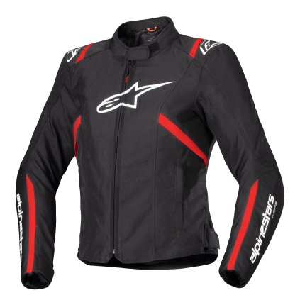 bunda STELLA T-SPS 2 WATERPROOF, ALPINESTARS (černá/bílá/červená fluo) 2025 (Velikost XS)