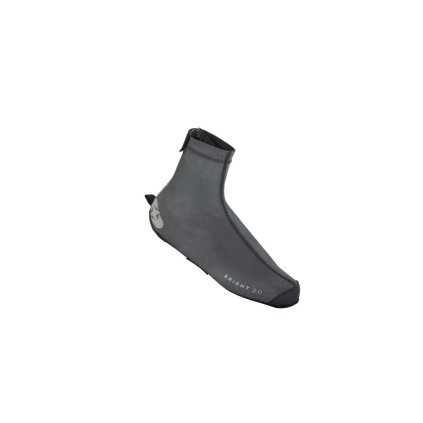 voděodolné návleky přes cyklo boty a tretry BRIGHT SHOES 2.0, OXFORD (černé reflexní) (Velikost S ( bot 37 až 38))