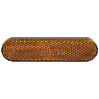 odrazka obdélníková, Q-TECH (oranžová, 95 x 23 mm)