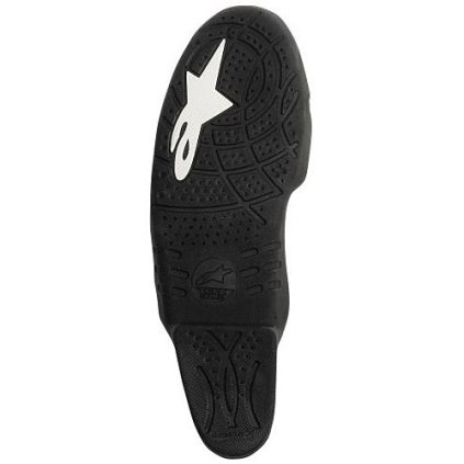 podrážka pro boty Supertech/Supertech R modely do 2020, ALPINESTARS (černá/bílá, pár) (Velikost 40/41 | Barva)