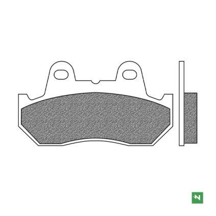 brzdové destičky, NEWFREN (směs ROAD TOURING SINTERED) 2 ks v balení