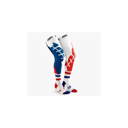 nadkolenky REV, 100% USA (bílá/modrá/červená) (Velikost S/M)