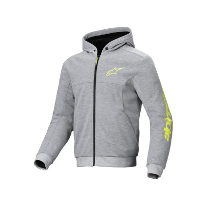 bunda CHROME V2 SPORT, ALPINESTARS (šedá/žlutá fluo) 2025 (Velikost L)