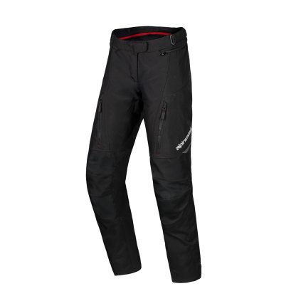 kalhoty STELLA ST-1 WATERPROOF HONDA kolekce, ALPINESTARS, dámské (černá/červená) 2025 (Velikost S)