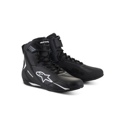 boty FASTER-4, ALPINESTARS (černá/bílá) 2025 (Velikost 38)