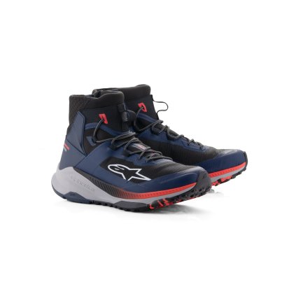 boty SPEEDFORCE XR, ALPINESTARS (modrá/černá/červená fluo/šedá) 2025 (Velikost 38)