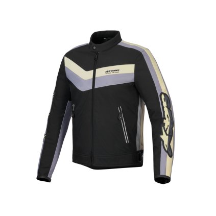 bunda T-DYNO WATER RESISTANT, ALPINESTARS (černá/tmavě šedá/béžová) 2025 (Velikost S)