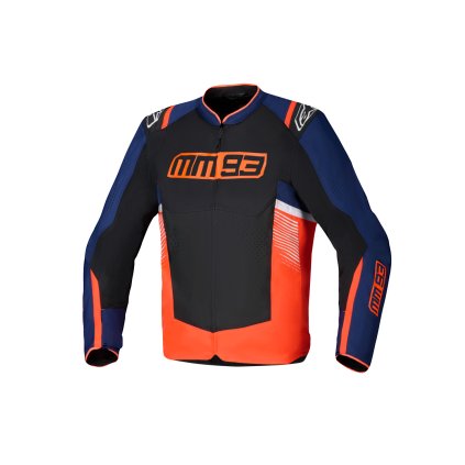 bunda T-SPS AIR V2 MM93 kolekce, ALPINESTARS (červená fluo/modrá/černá/bílá) 2025 (Velikost S)