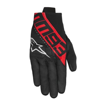 rukavice REEF V2 MM93 kolekce, ALPINESTARS (černá/červená/bílá) 2025 (Velikost S)