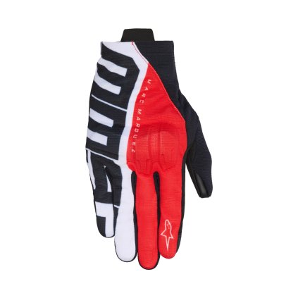 rukavice REEF V2 MM93 kolekce, ALPINESTARS (červená/bílá/černá) 2025 (Velikost 3XL)