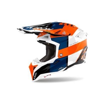 přilba AVIATOR 3 Monarch, AIROH (oranžová lesklá) 2025 (Velikost XS)