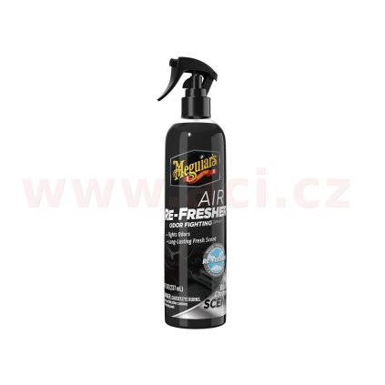 Meguiar's Air Re-Fresher Odor Fighting Spray - Black Chrome Scent - osvěžovač vzduchu v rozprašovači, vůně "Black Chrome