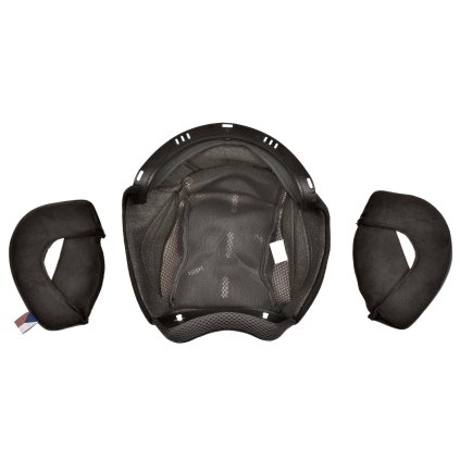 lícnice a klobouk pro přilby Oxygen 2.0, CASSIDA (černá/šedá) (Velikost 2XL)