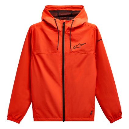 bunda TREQ WINDBRAKER, ALPINESTARS (červená fluo/černá) (Velikost 2XL)