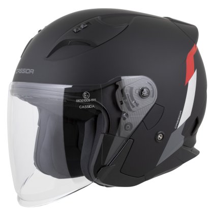 přilba Reflex 2.0 Safety, CASSIDA (černá matná/červená/šedá/stříbrná reflexní) 2025 (Velikost XS (53 až 54 cm))