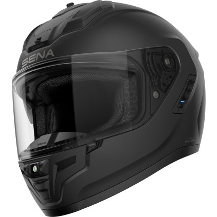 Mesh přilba s headsetem Phantom, SENA (matná černá) (Velikost 2XL)