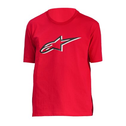 triko AGELESS SHADOW CSF, ALPINESTARS (červená) (Velikost S)