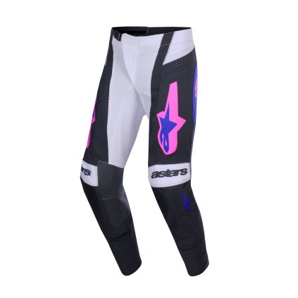 kalhoty TECHSTAR KNIF, ALPINESTARS (černá/světle šedá/fialová) 2026 (Velikost 28)