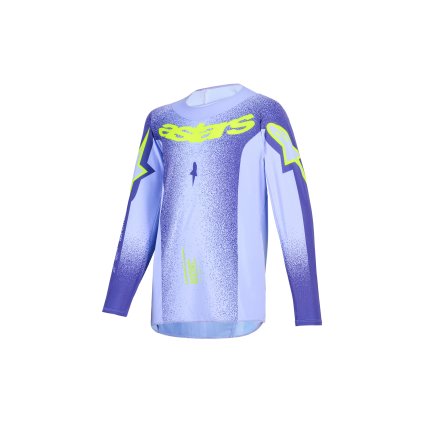 dres SUPERTECH SCENZ YOUTH, ALPINESTARS, dětské (fialová/žlutá fluo) 2026 (Velikost S)
