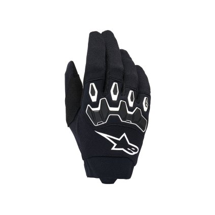 rukavice FULL BORE V2, ALPINESTARS (černá/bílá) 2026 (Velikost S)